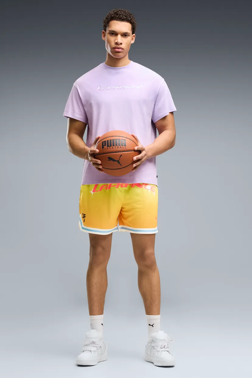 Мужская сиреневая футболка LaFrancé Heem Aerospace Oversized Tee Men 3