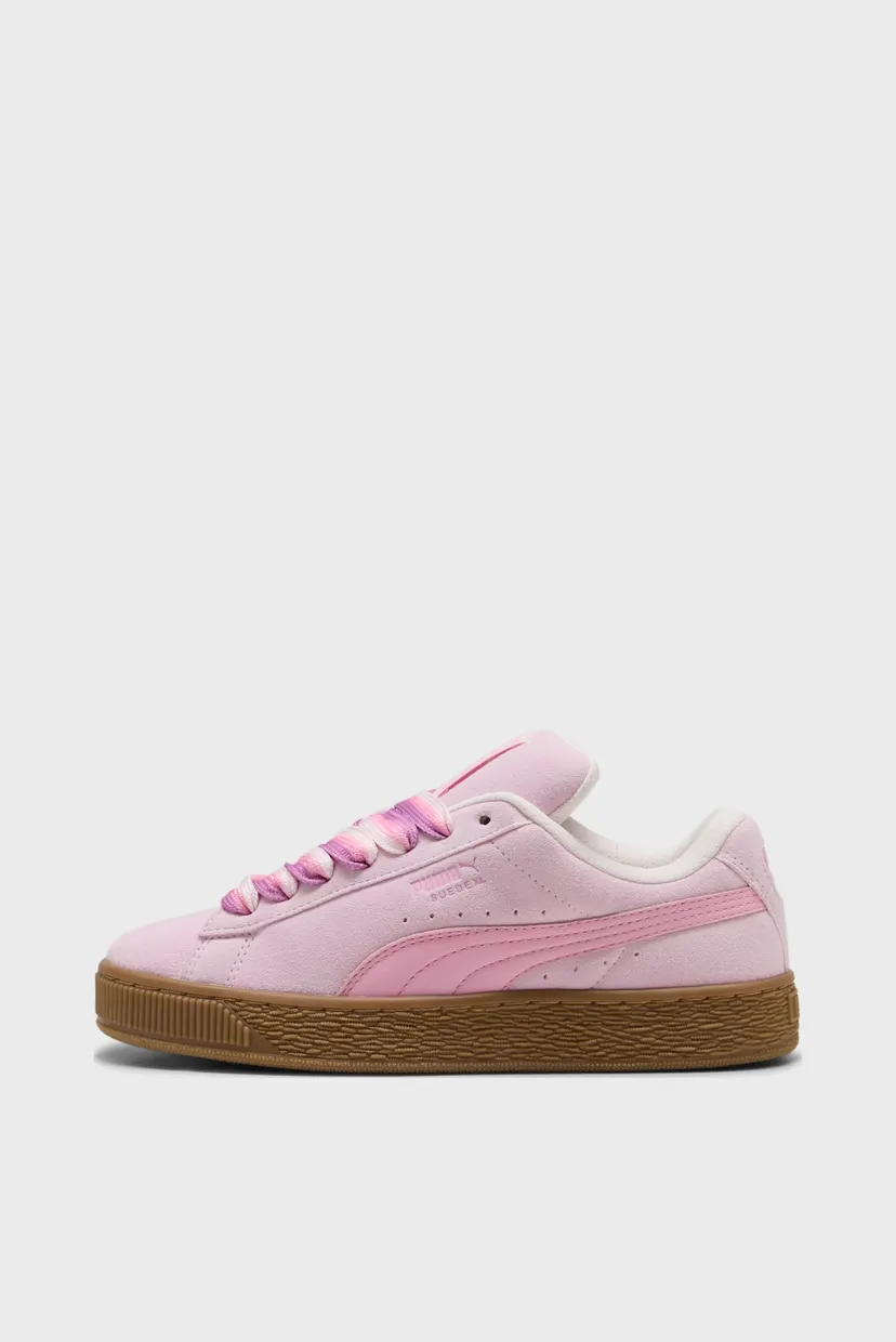 Женские розовые замшевые сникерсы Suede XL Sneakers Women 3