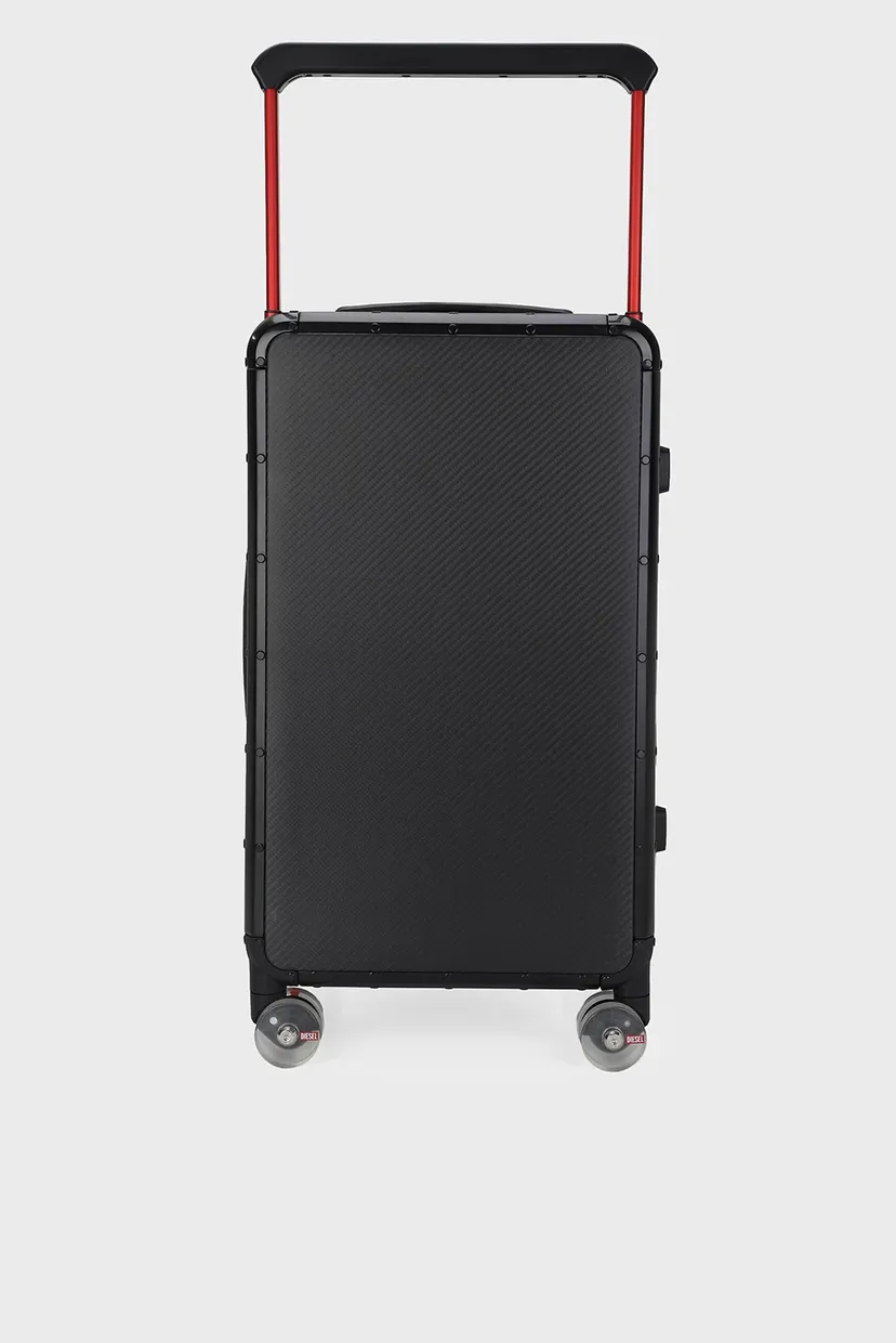 Черный чемодан CARBON FIBER TROLLEY 3