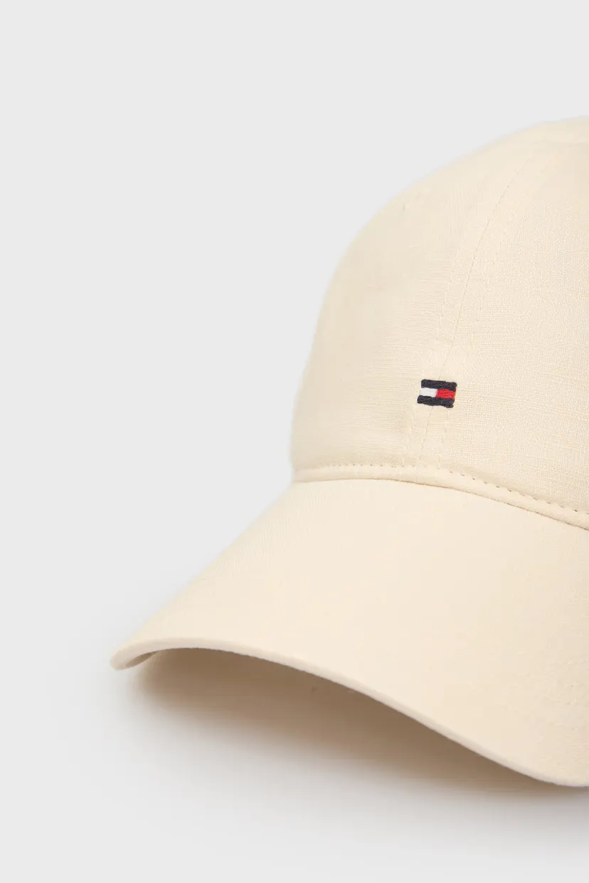 Женская белая льняная кепка ESSENTIAL FLAG LINEN CAP 4