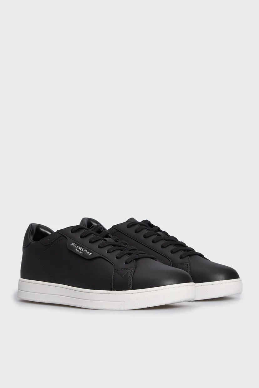 Мужские черные кожаные сникерсы KEATING LACE UP 3