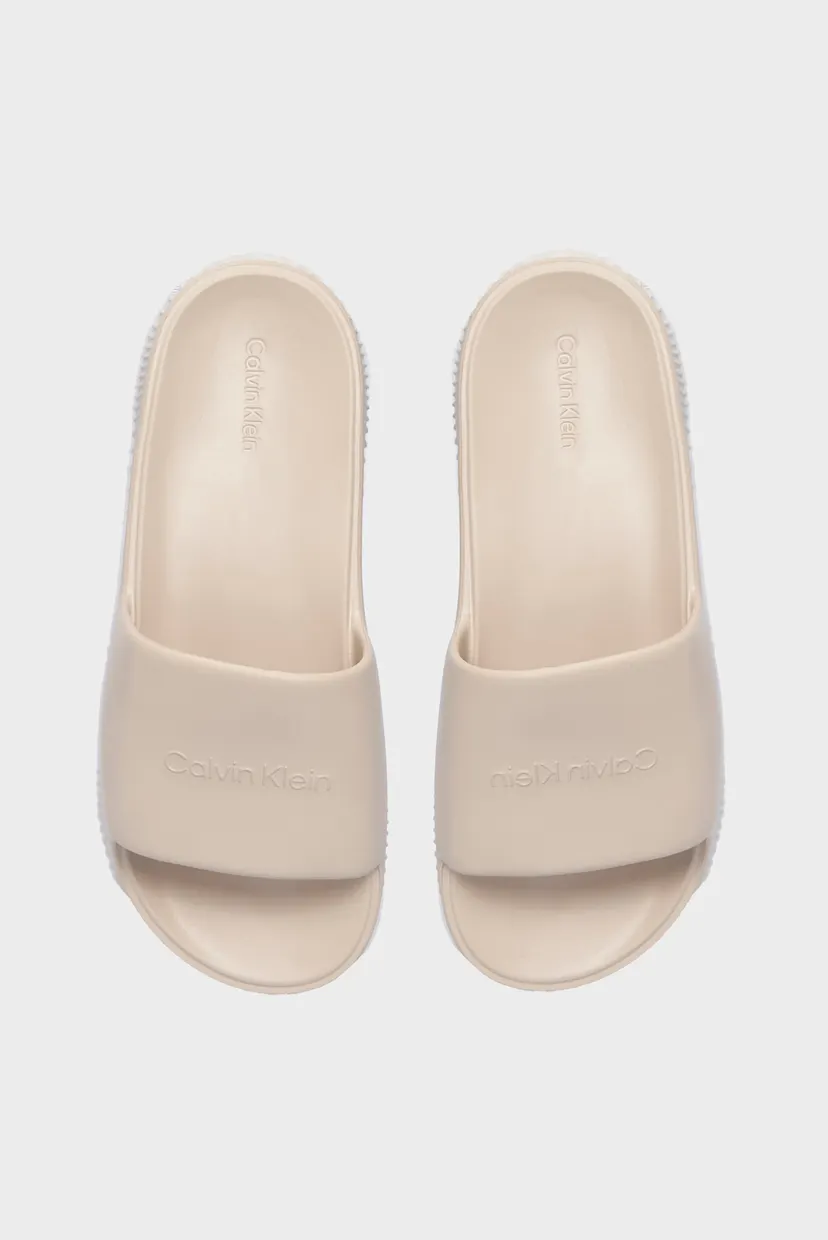 Жіночі бежеві слайдери FLATFORM SLIDE EVA 4