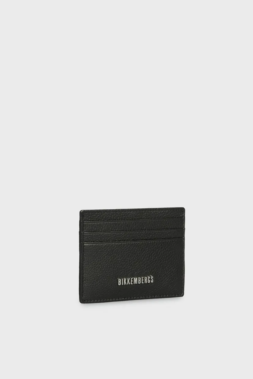 Мужской черный кожаный кардхолдер MAN WALLET SHIERAN 3