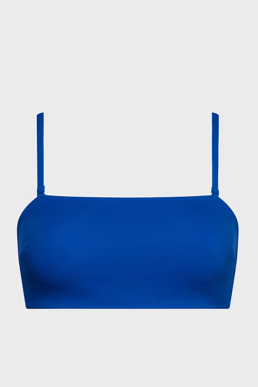 Жіночий синій ліф від купальника BANDEAU 5