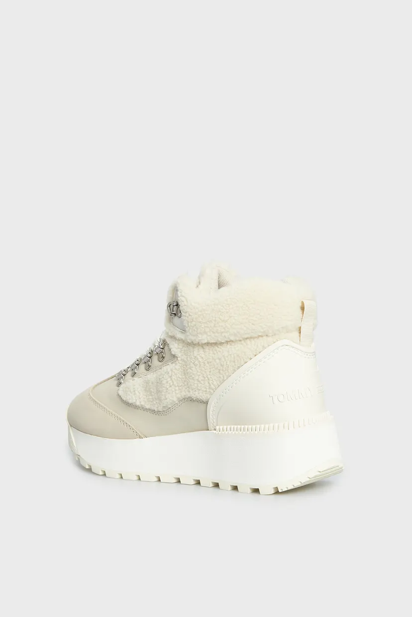Женские бежевые кожаные хайкеры TJW WARM HYBRID BOOT 5