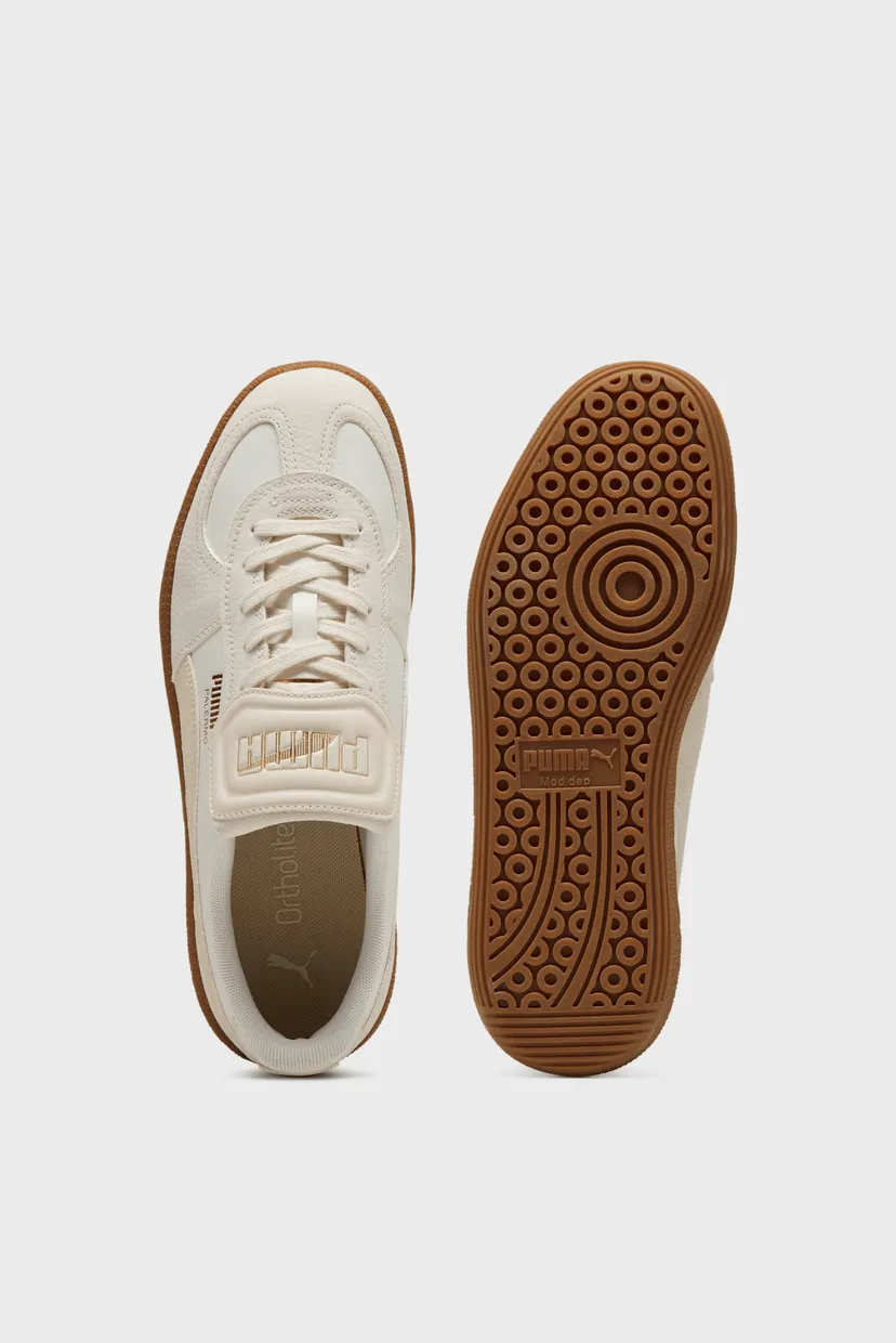 Белые кожаные сникерсы Palermo Premium Sneakers 4