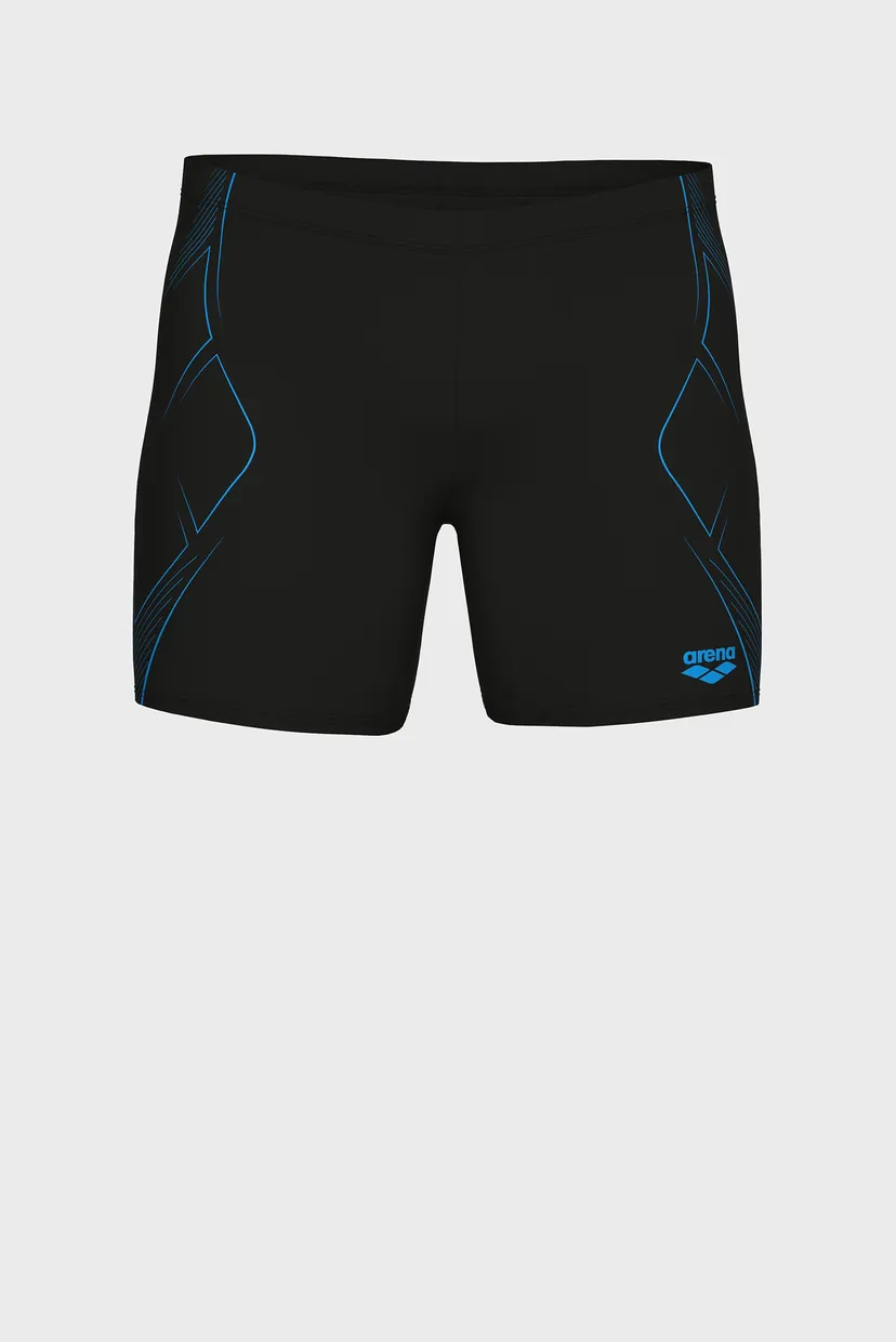 Мужские черные гидрошорты GRAPHIC SWIM MID JAMMER 4