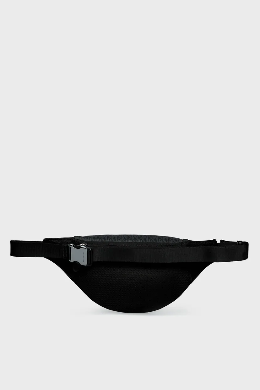 Мужская черная поясная сумка с узором GREYSON SM HIP BAG 4