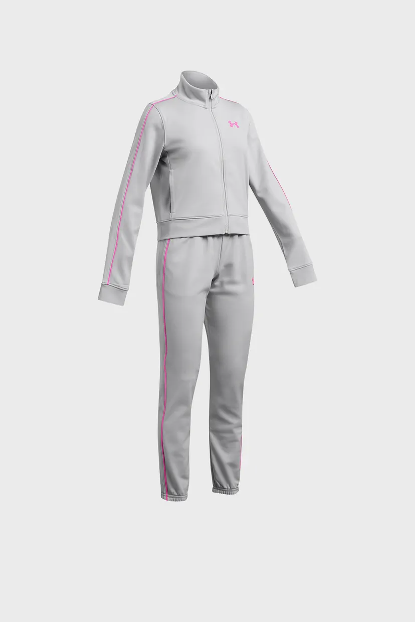 Дитячий світло-сірий спортивний костюм (кофта, штани) UA Icon Knit Crp Tracksuit 3