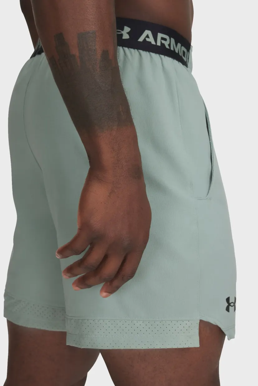 Чоловічі м'ятні шорти UA Vanish Woven 6in Shorts 4