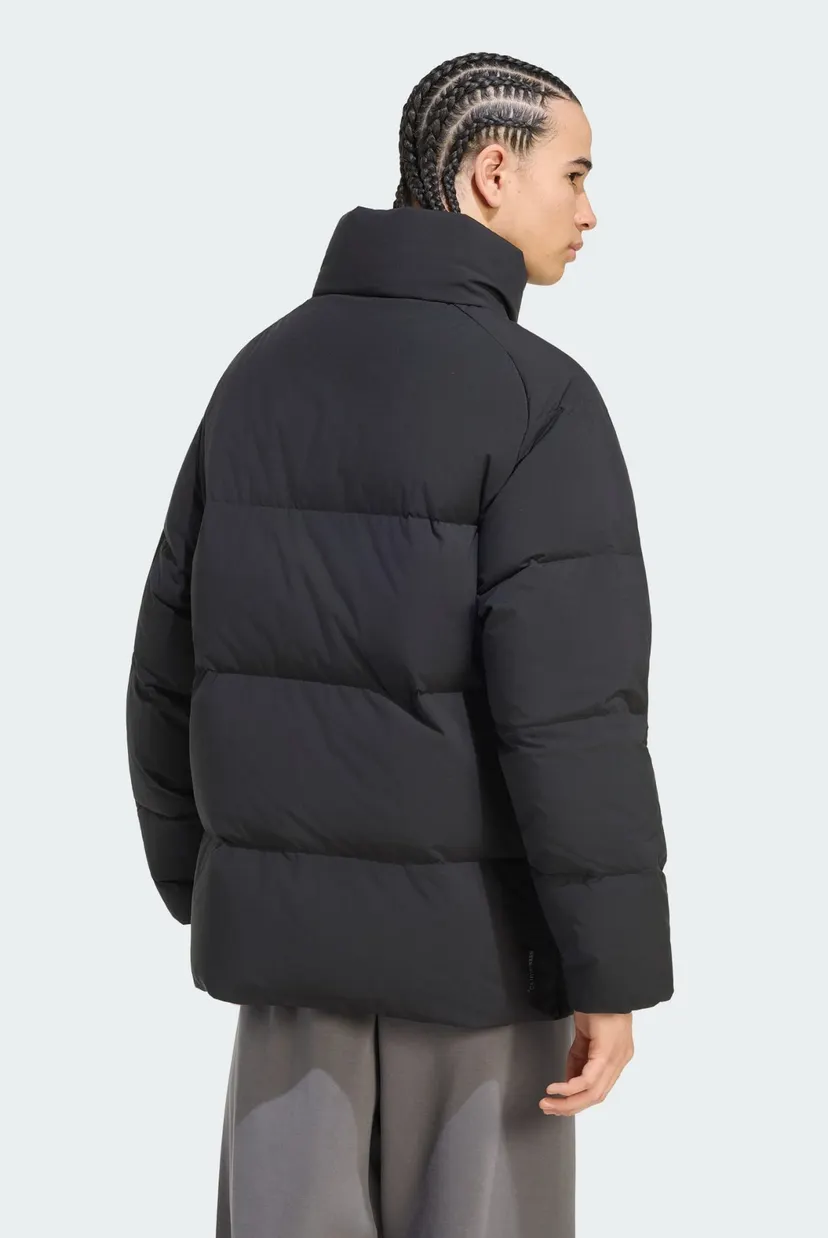 Мужской черный пуховик HELIONIC DOWN PUFFER MID-LENGTH 3
