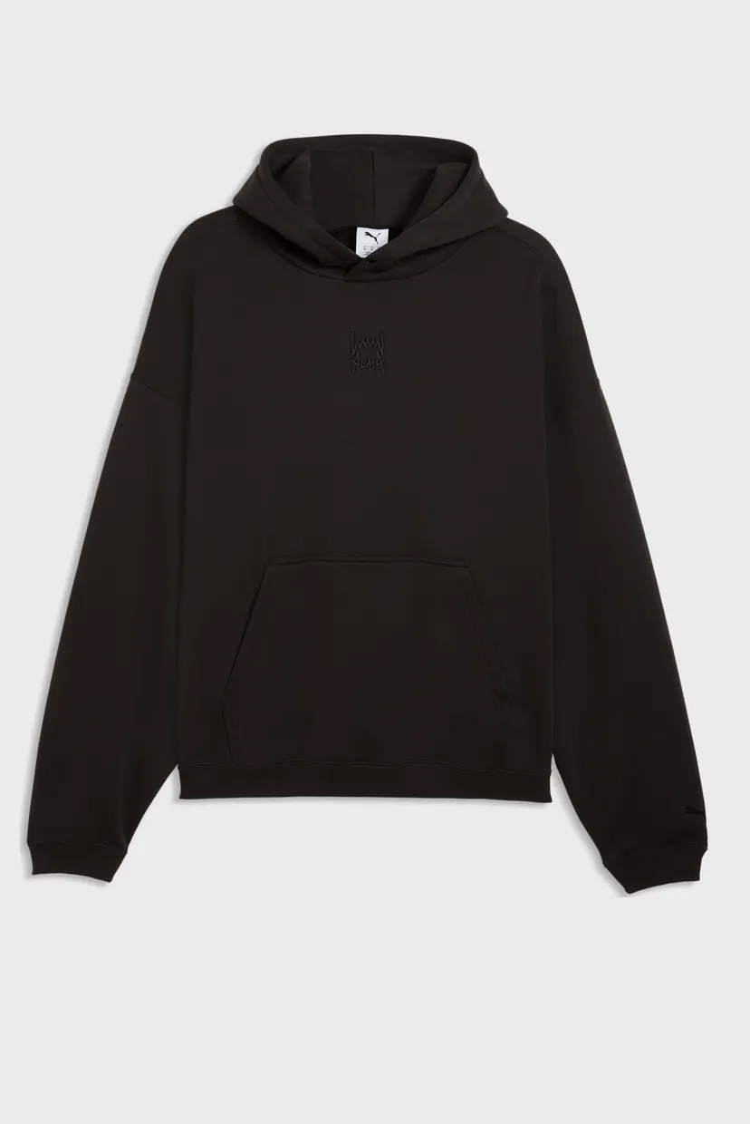 Чоловіче чорне худі Fundamentals Fleece Relaxed Basketball Hoodie Men 4