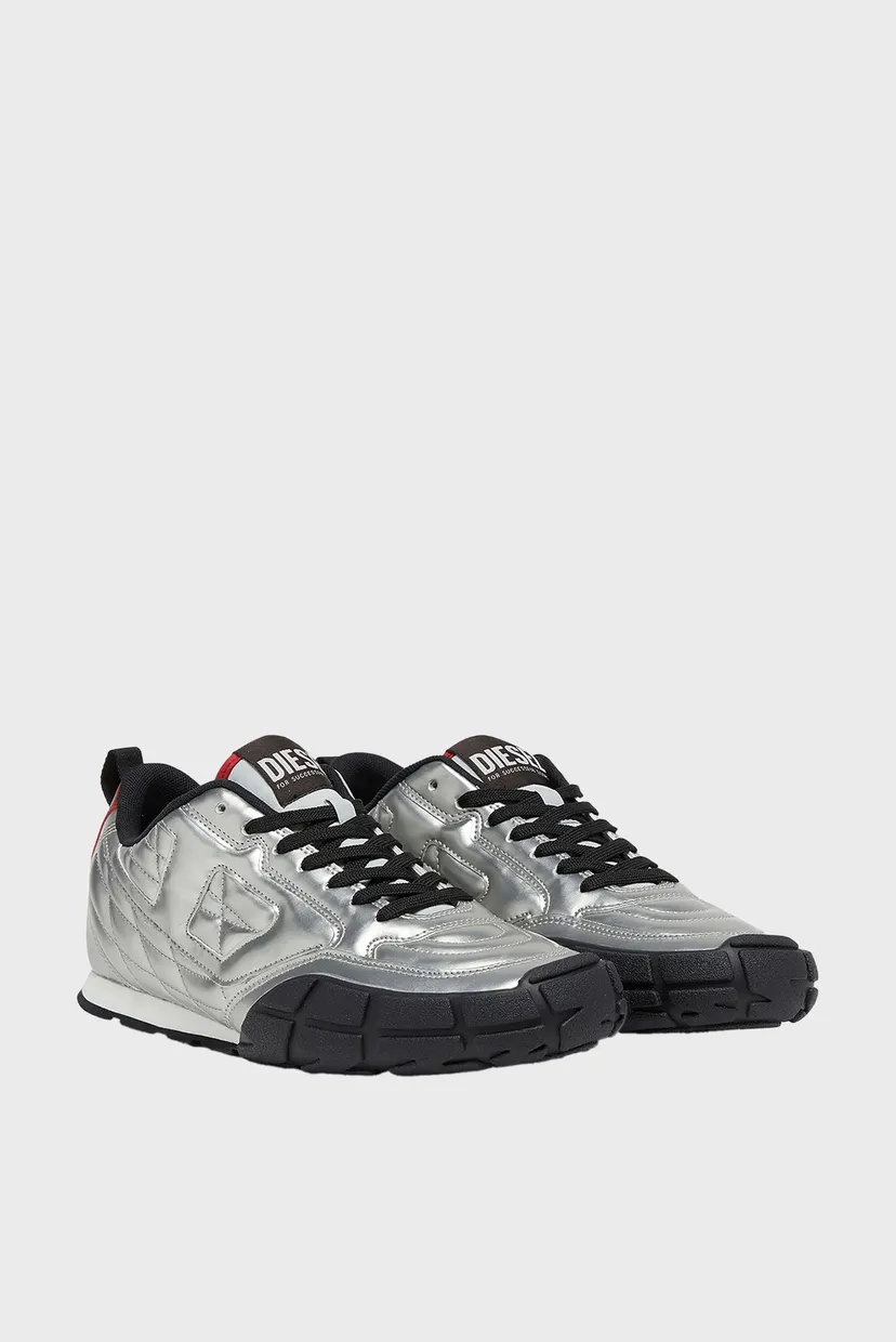 Жіночі сріблясті шкіряні кросівки PAGODHA / S-PAGODHA LOW W SNEAKERS 3