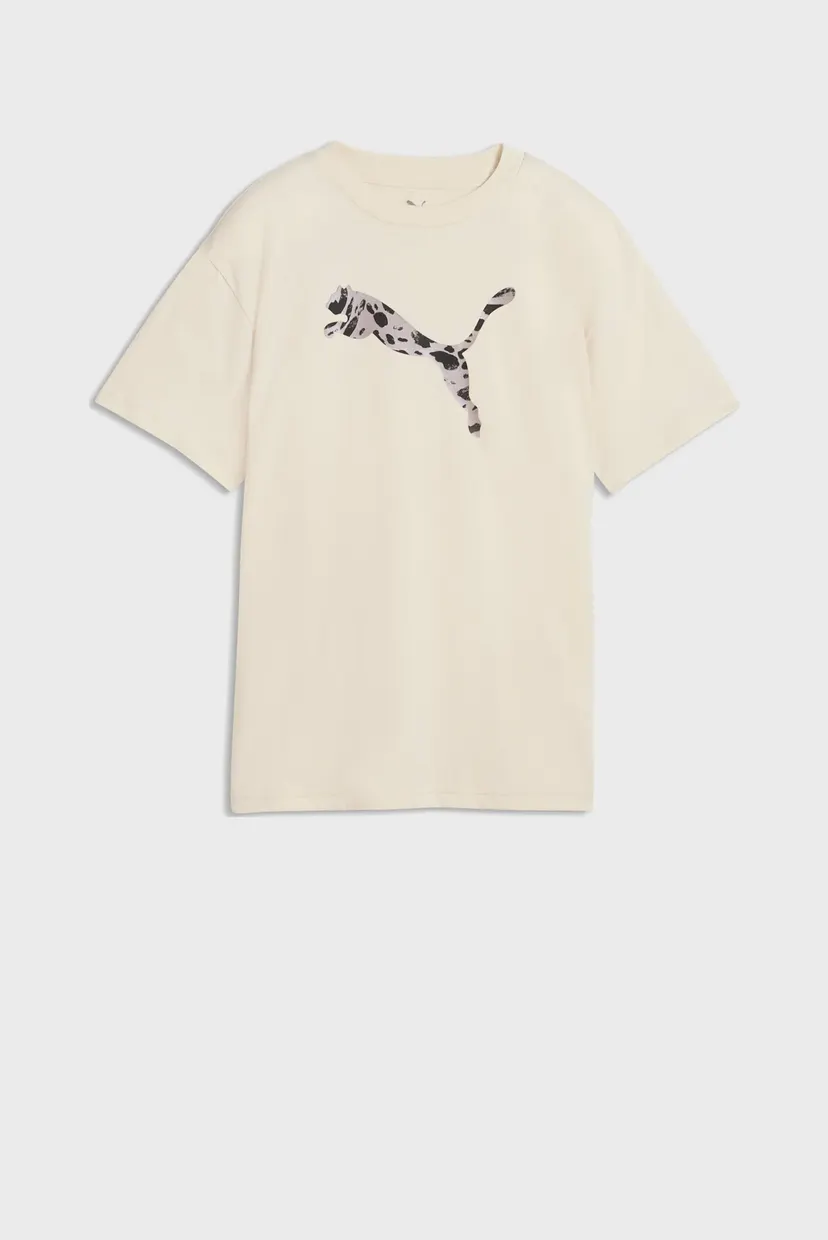 Детская бежевая футболка Essentials Graphics Animal Tee Youth 4