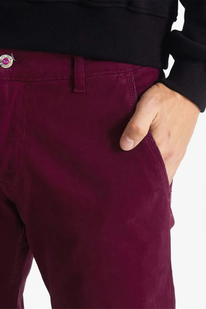 Мужские бордовые брюки 4