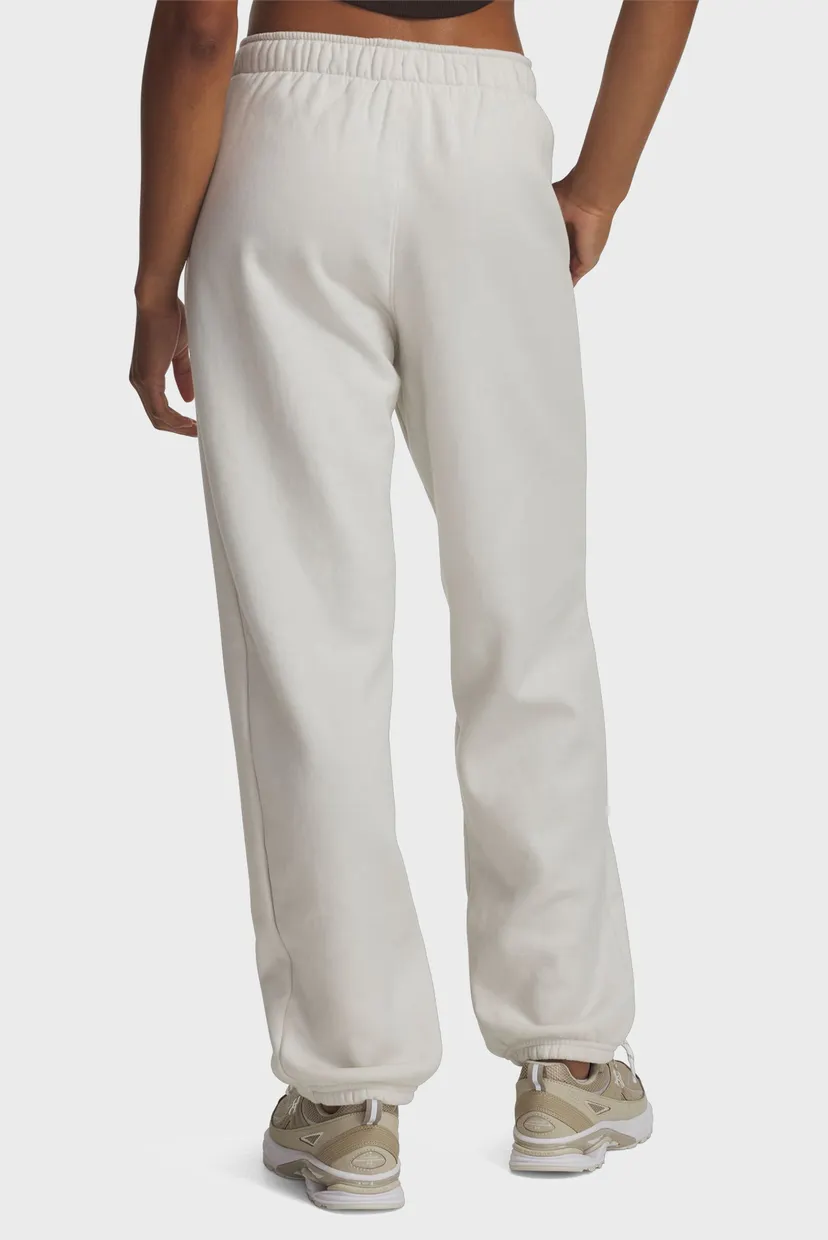 Жіночі білі спортивні штани UA Icon Vida Flc Jogger 3