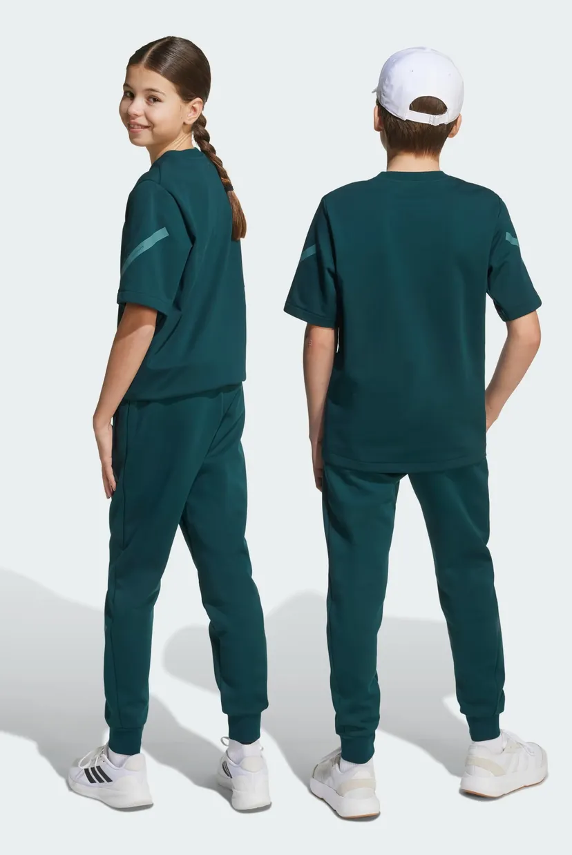 Детские зеленые спортивные брюки adidas Z.N.E. Tapered-Leg Kids 3