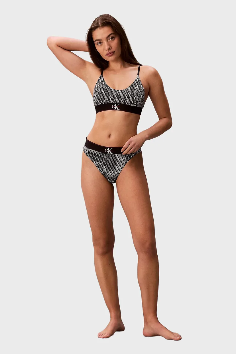 Женские трусики с узором HIGH WAIST BIKINI 3