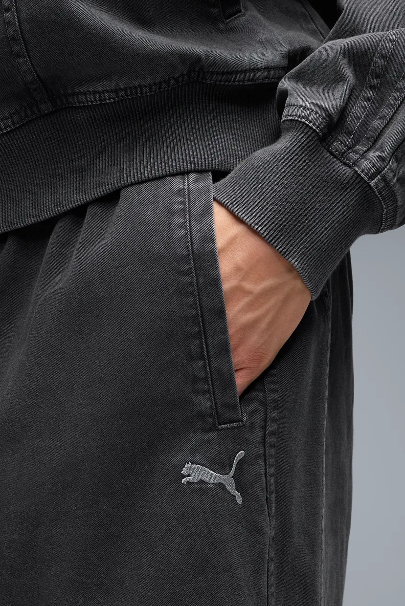 Черные спортивные брюки FUTURE.PUMA.ARCHIVE Relaxed Washed Twill Track Pants Unisex (унисекс) 4