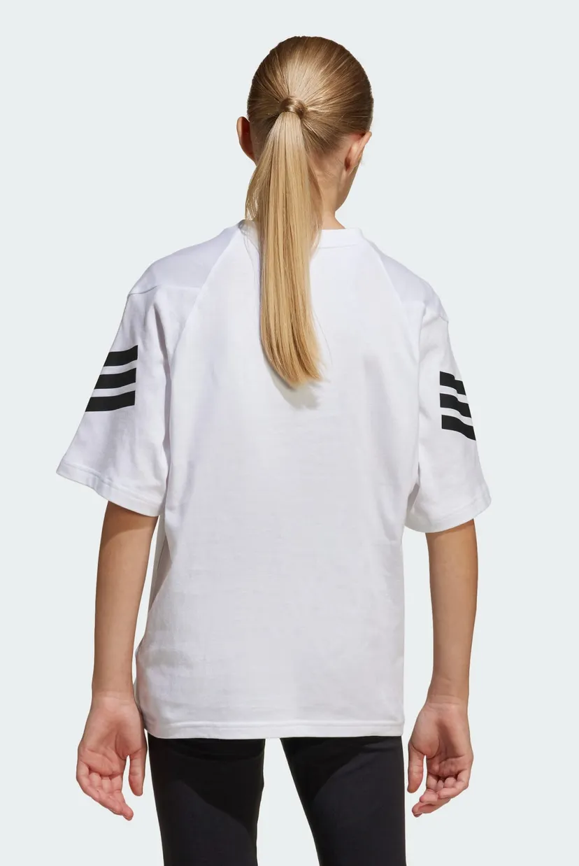 Детская белая футболка Future Icons 3-Stripes Kids 3