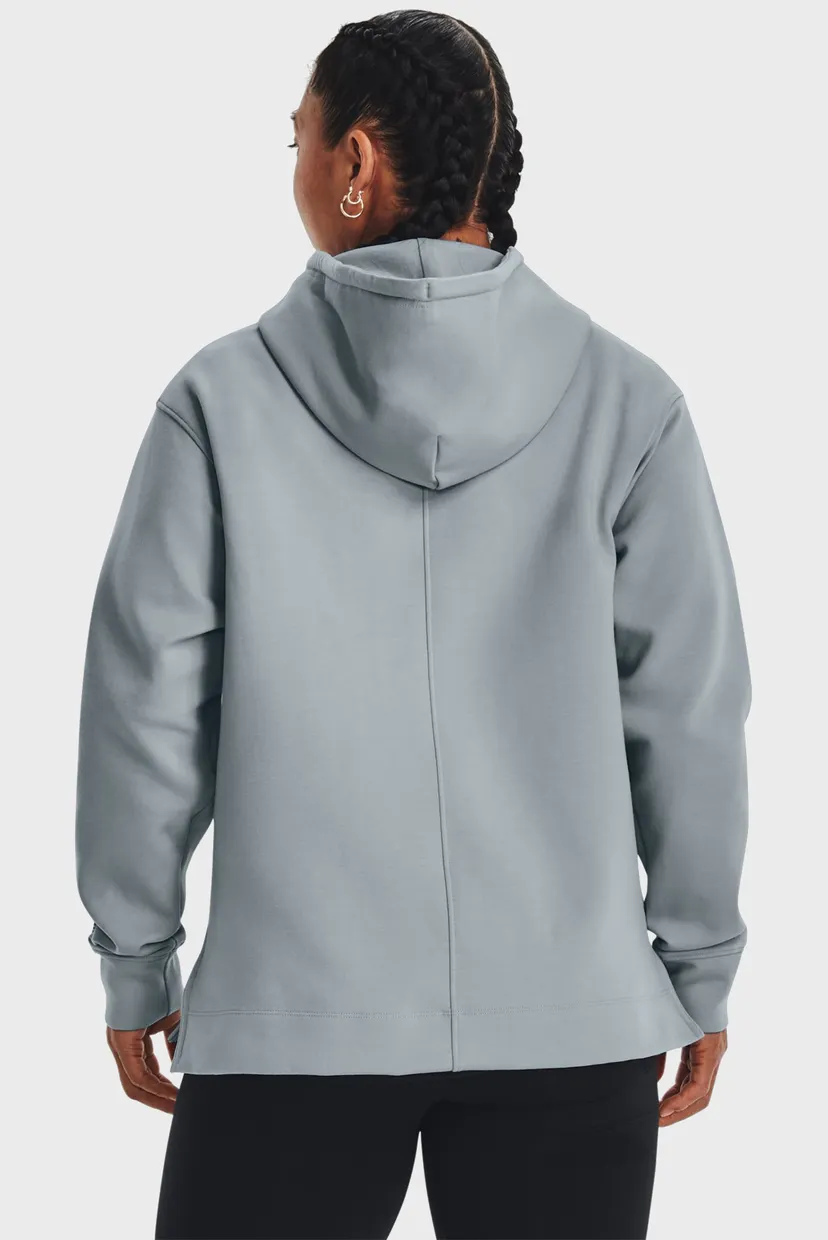 Серое худи UA Summit Knit Hoodie (унисекс) 3