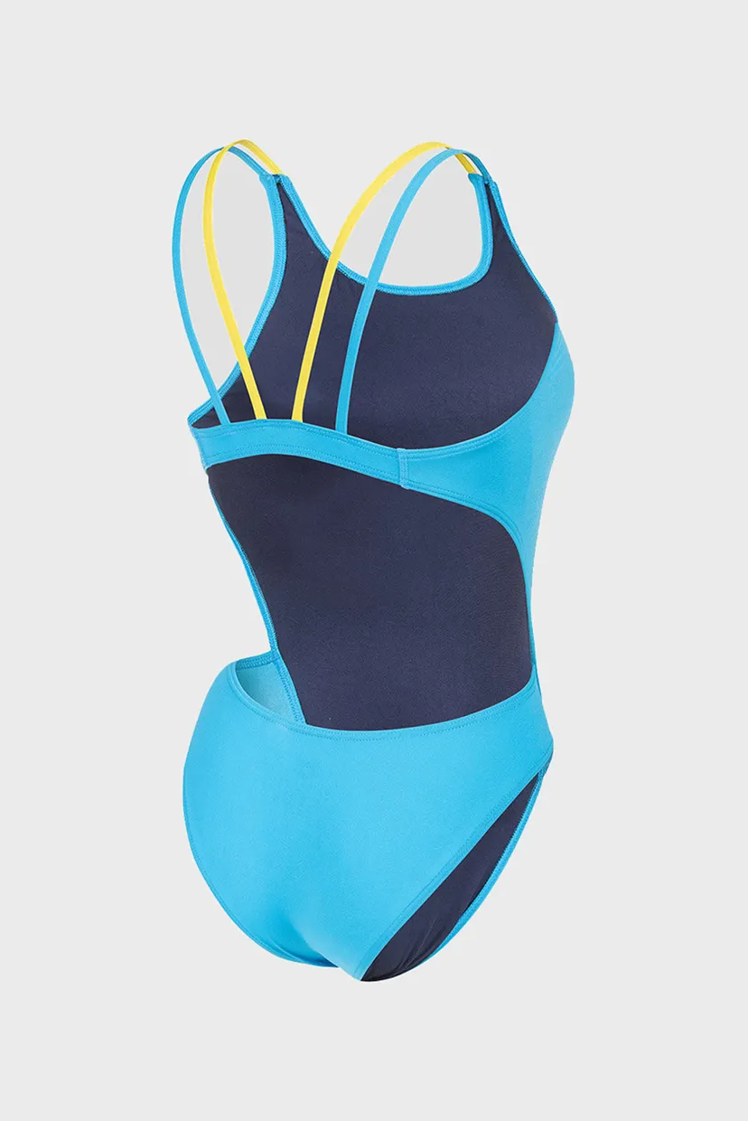 Жіночий блакитний купальник SWIMSUIT TECH MULTI SOLID 8