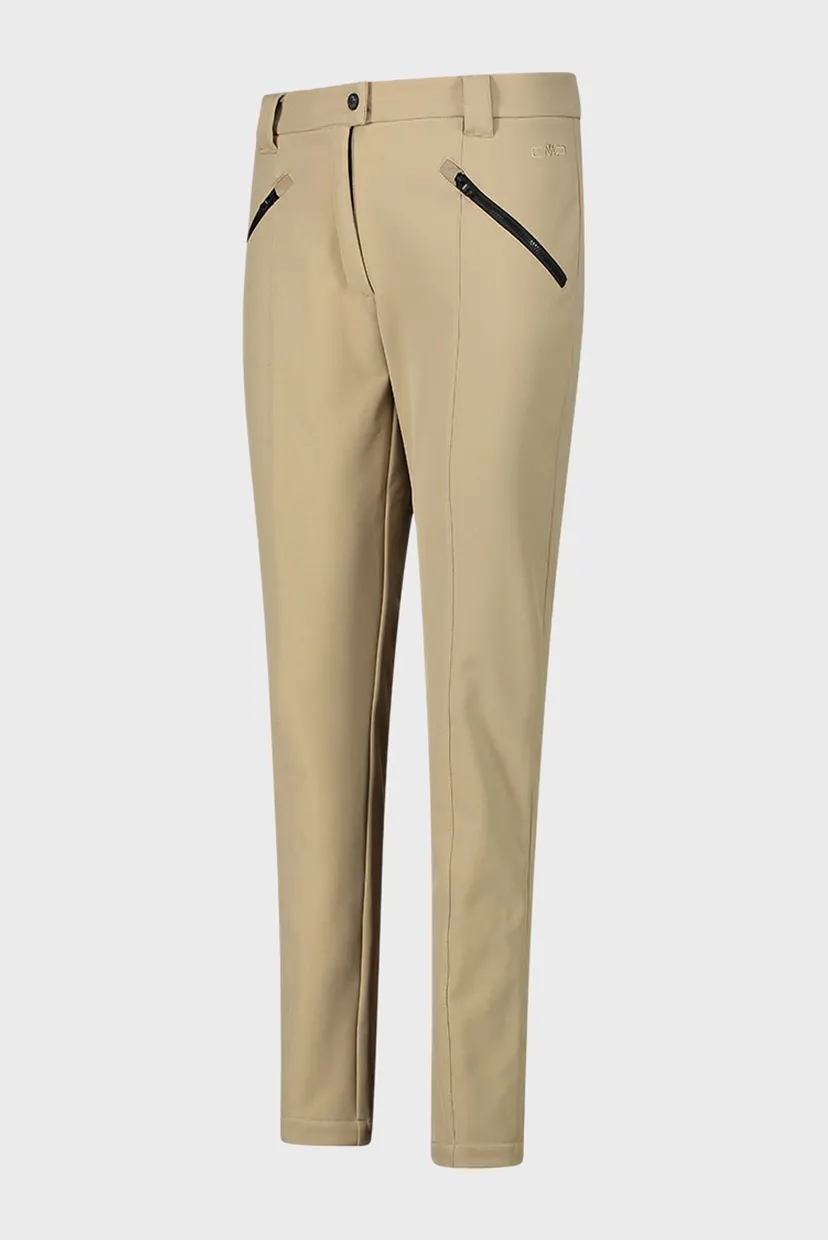 Женские бежевые брюки LONG PANT SOFTSHELL 3