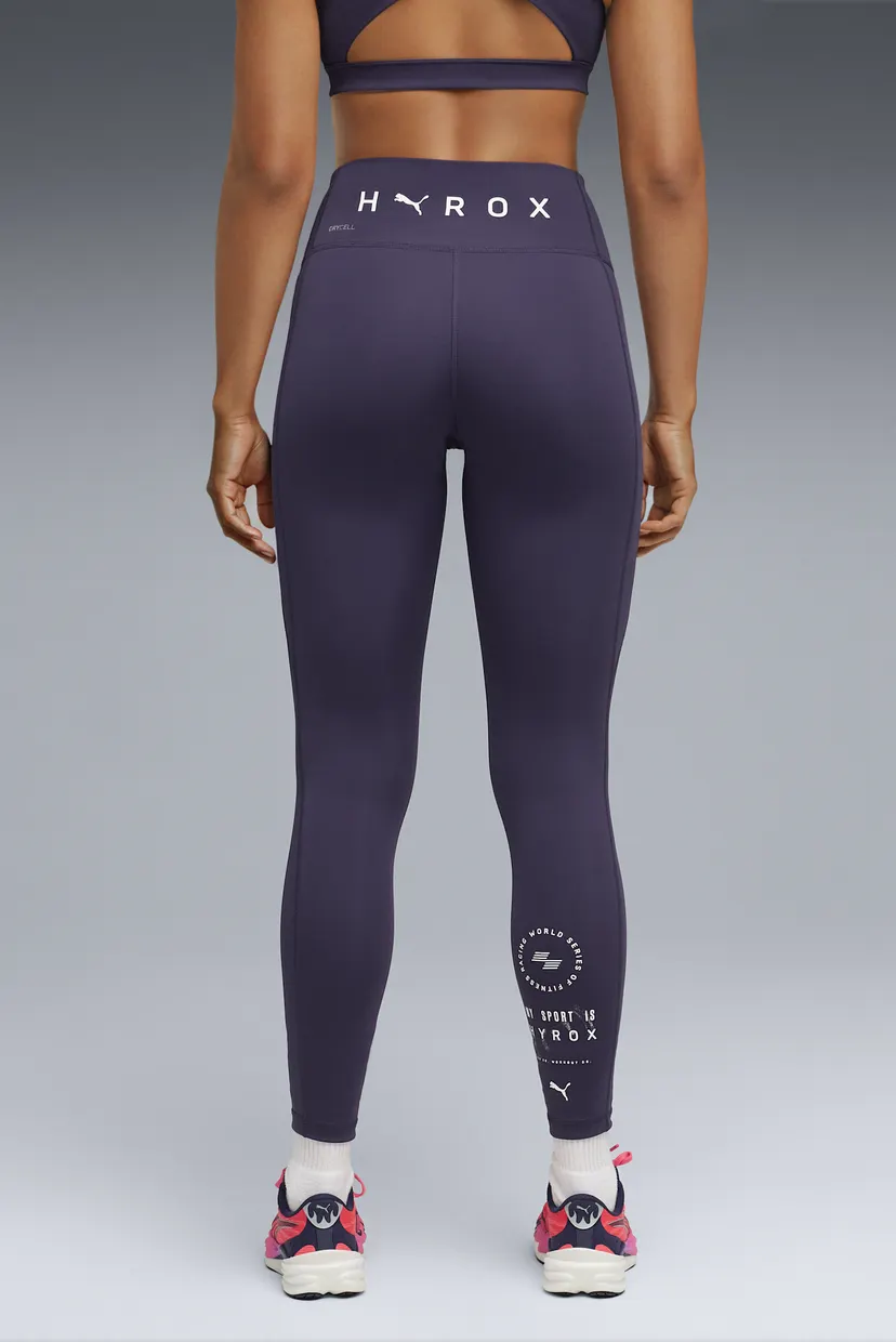 Женские темно-синие тайтсы PUMA x HYROX Essentials Tights Women 3