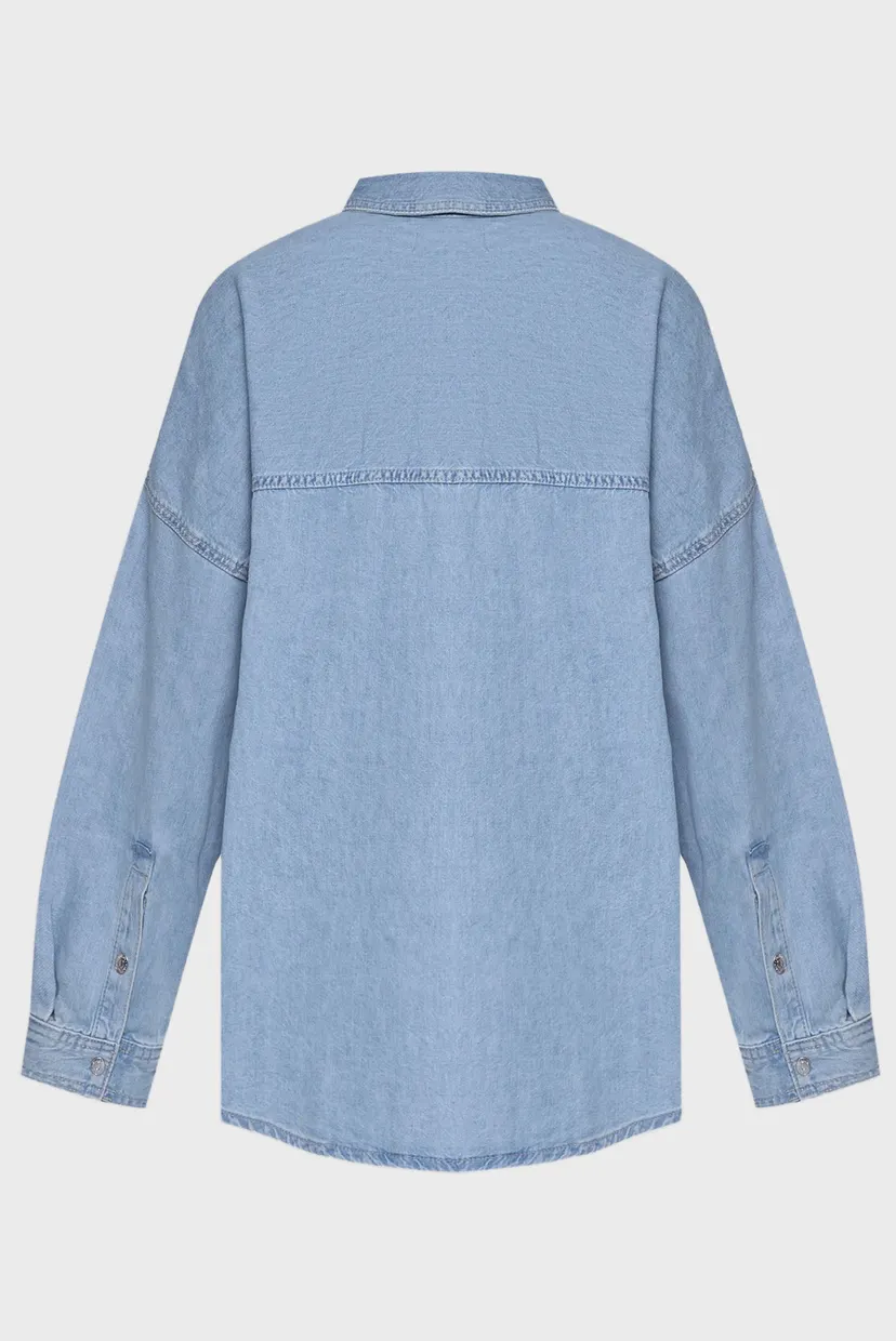 Жіноча блакитна джинсова сорочка RELAXED 8