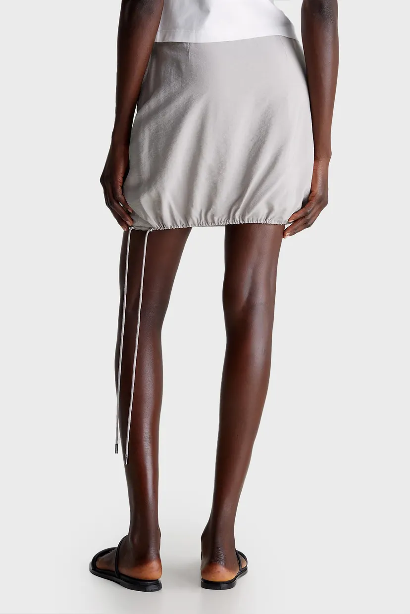 Жіноча біла спідниця VISCOSE NYLON BLEND MINI 3
