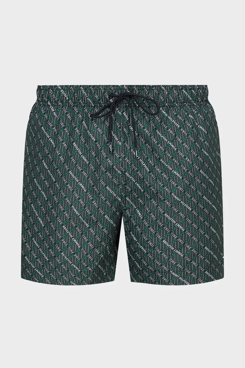 Чоловічі чорні плавальні шорти з візерунком MEDIUM DRAWSTRING PRINT 5