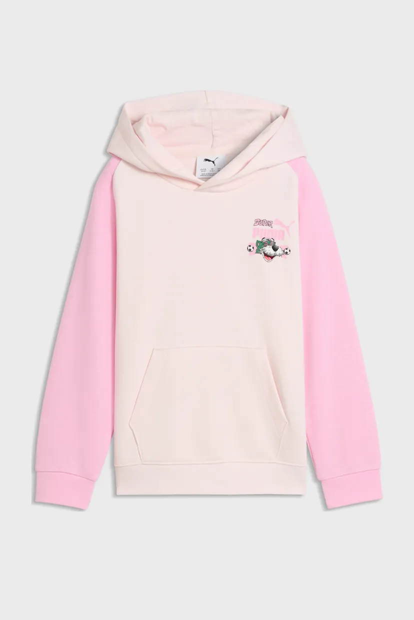 Дитяче рожеве худі Super PUMA Hoodie Kids 4