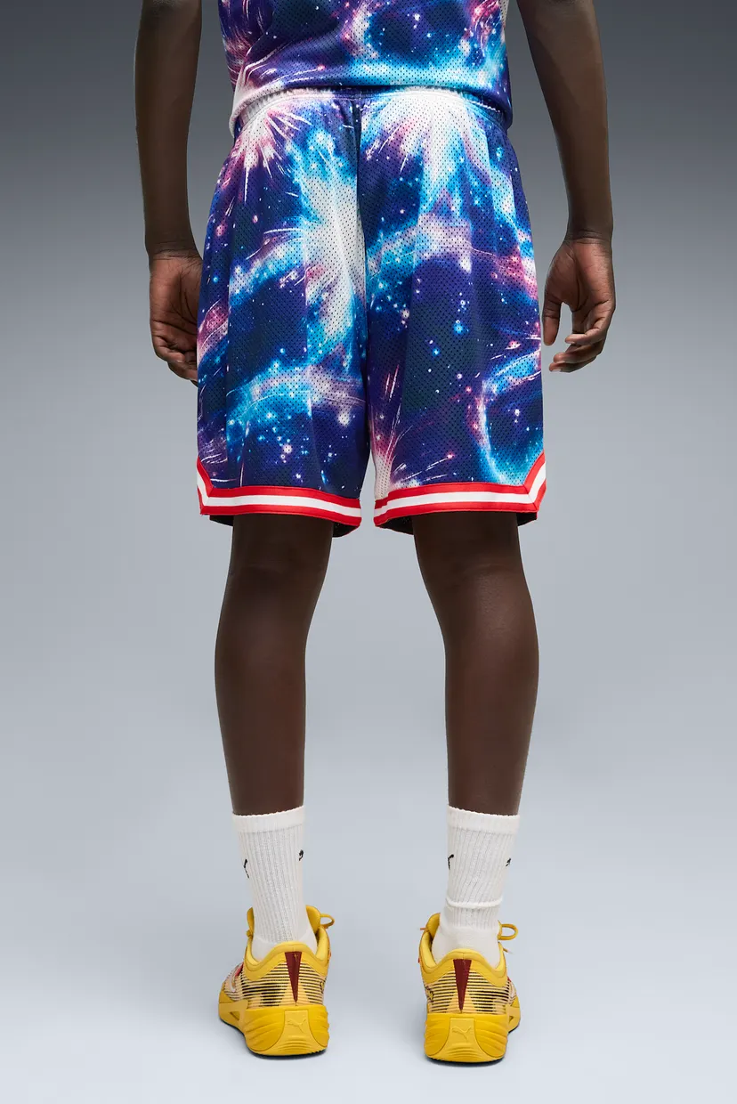 Чоловічі шорти PUMA x POKÉMON Mewtwo Relaxed Basketball Shorts Men 3
