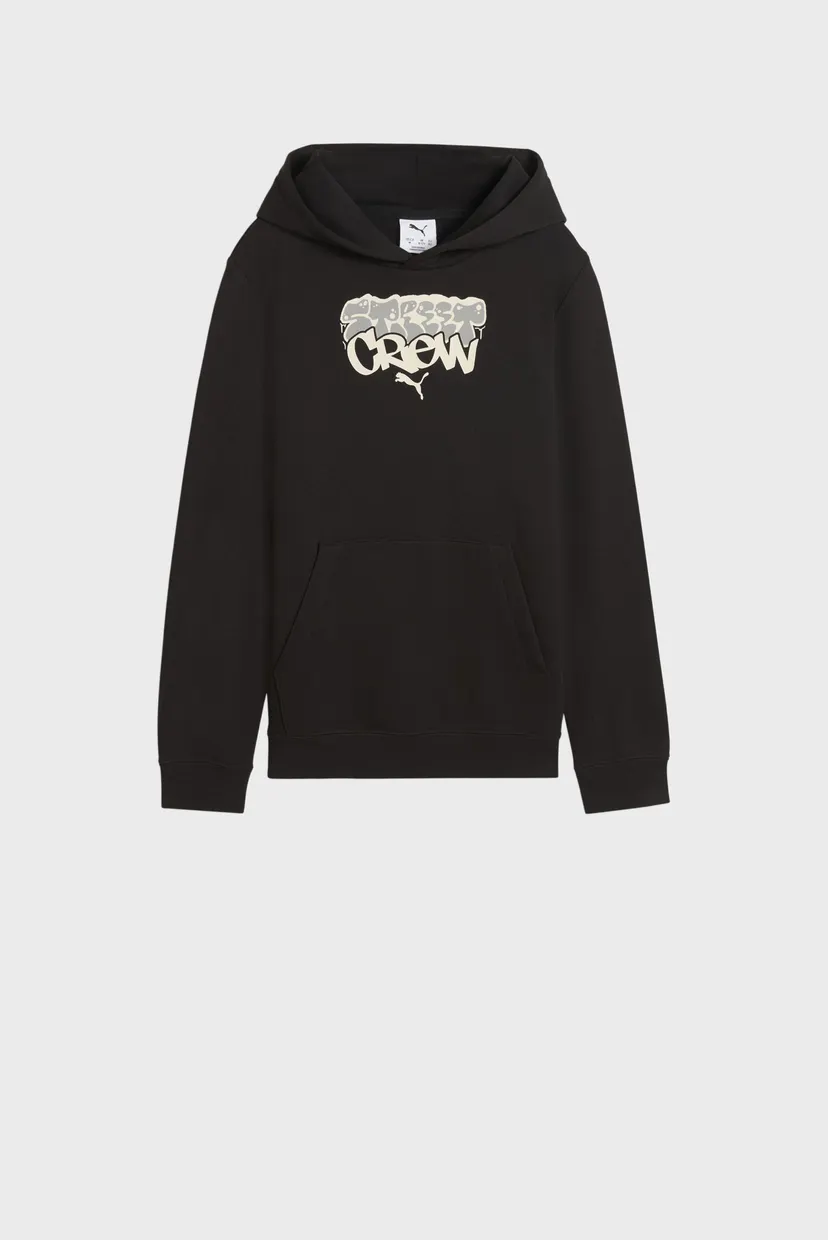 Детское черное худи MID 90s Hoodie Youth 4