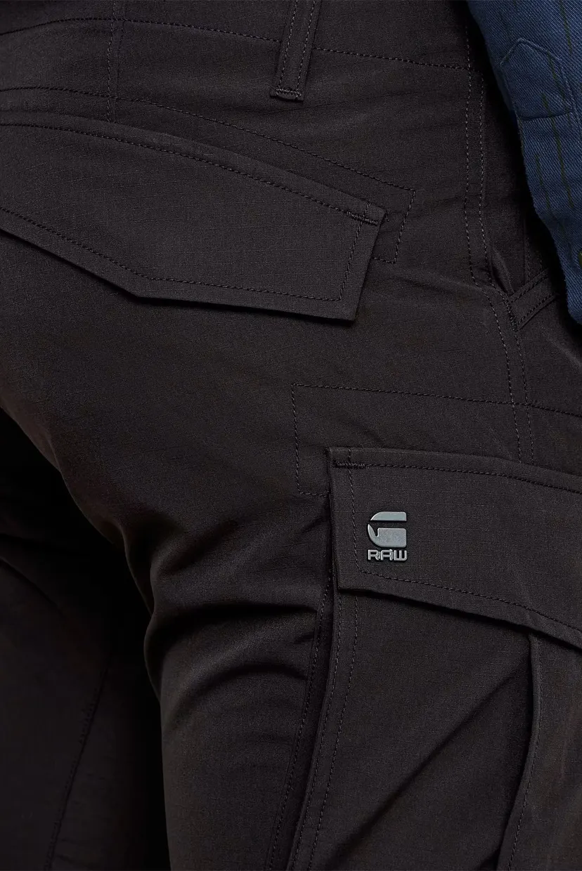Чоловічі чорні карго Rovic Zip 3D 5