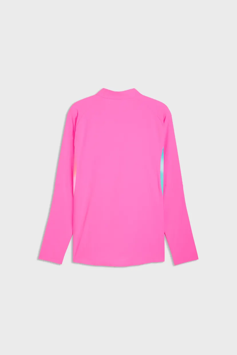Чоловічий рожевий лонгслів з візерунком Individual Lightspeed Ultimate Quarter-Zip Football Top Men 7