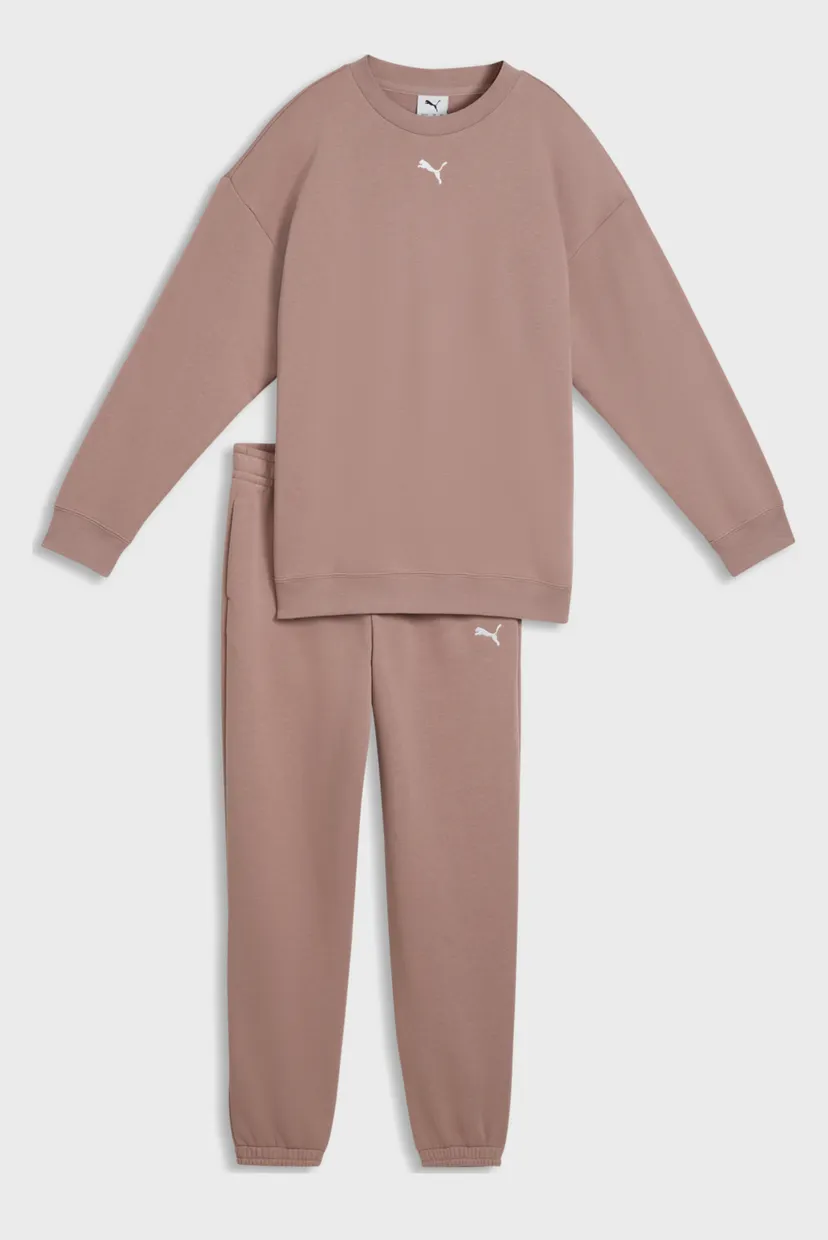 Дитячий пудровий спортивний костюм (світшот, штани) Loungewear Oversized Tracksuit Youth 4