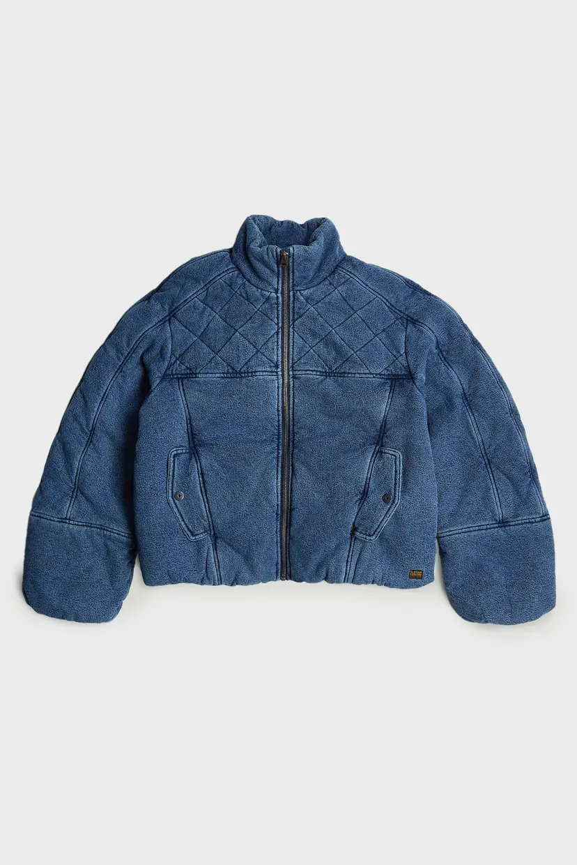 Жіноча синя куртка Padded Cocoon bomber wmn 5