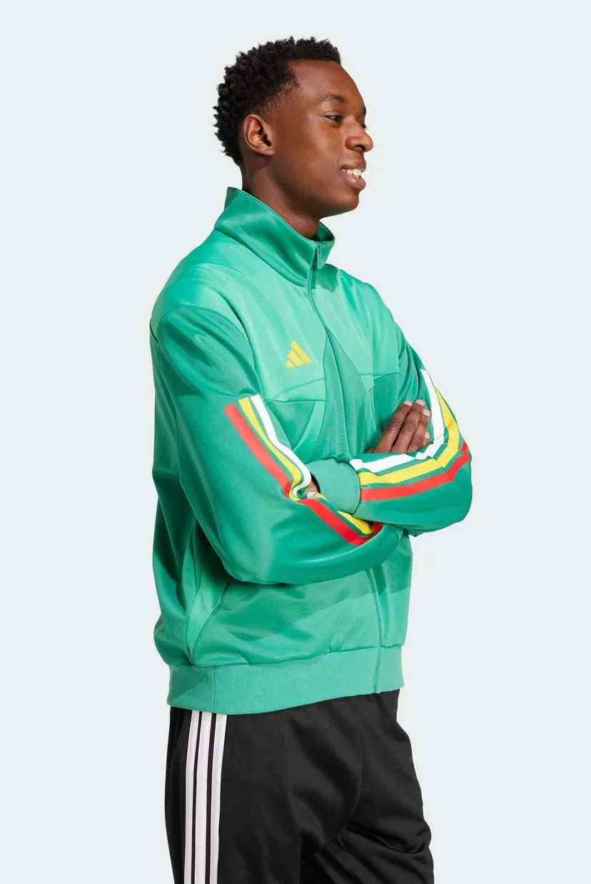 Мужская зеленая спортивная кофта House of Tiro Nations Pack adidas