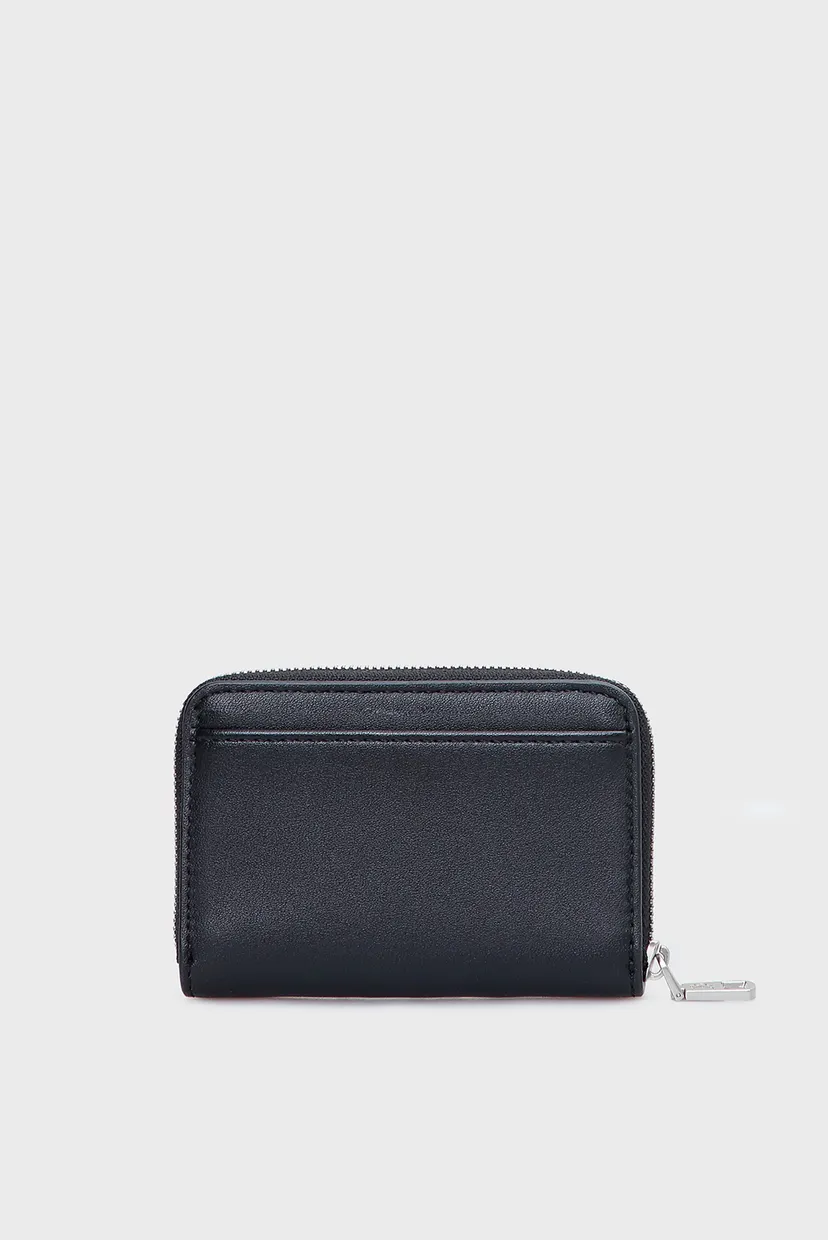 Жіночий чорний гаманець SCULPTED MED ZIP AROUND MONO 4