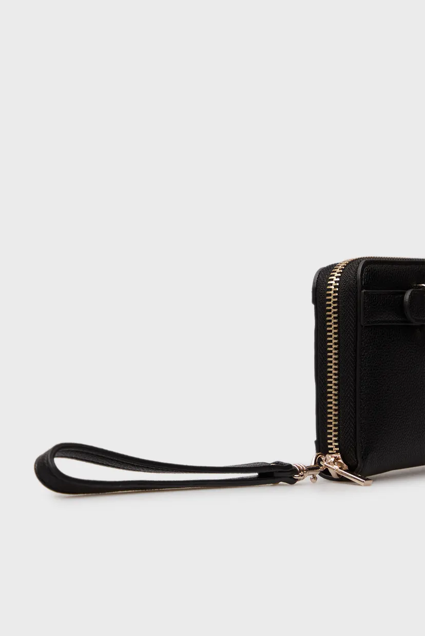 Жіночий чорний гаманець ECO ALI SLG LARGE ZIP AROUND 3