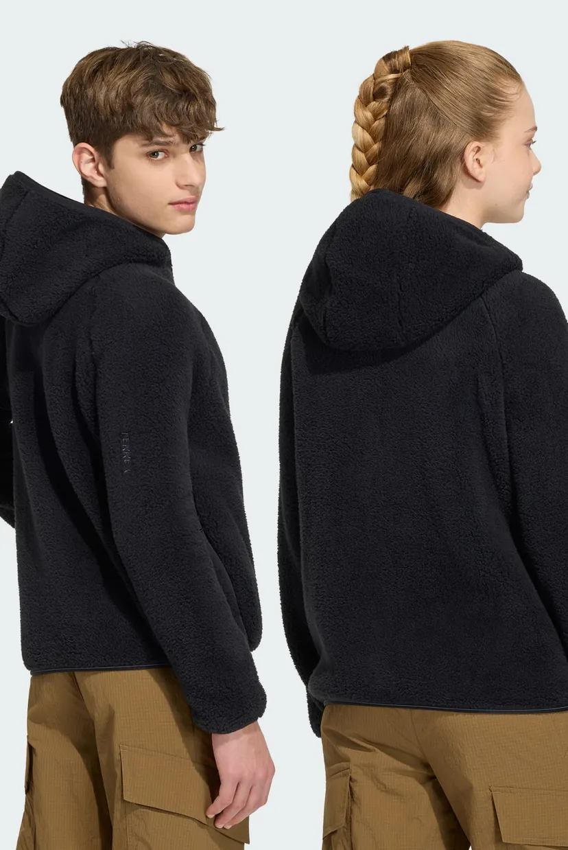 Дитяче чорне худі Terrex Kids Xploric Full-zip 4