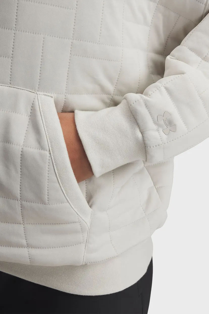Женское белое худи Unstoppable Flc Txtr Hoodie 4