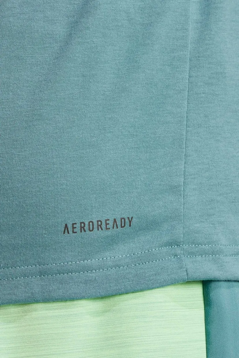 Мужская бирюзовая футболка Train Essentials Feelready Logo 5