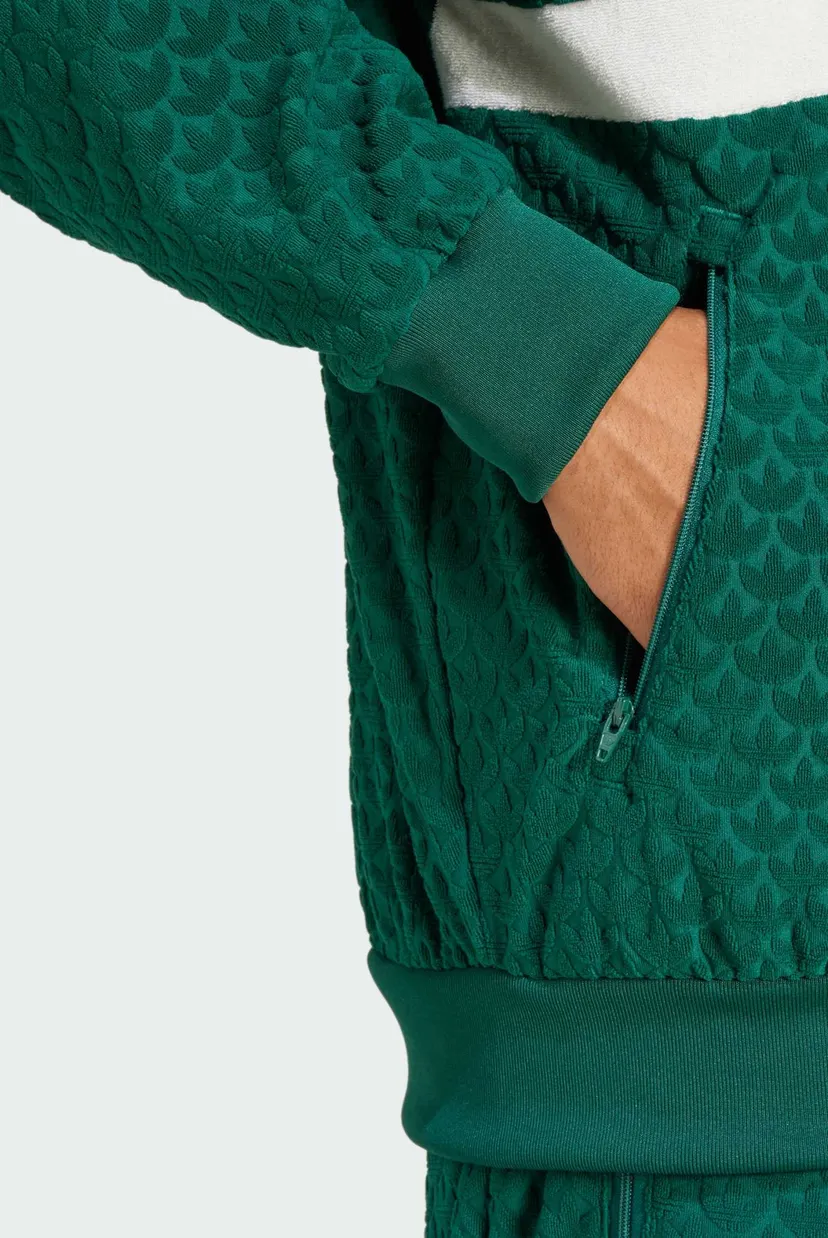 Чоловіча зелена спортивна кофта з візерунком Monogram 5
