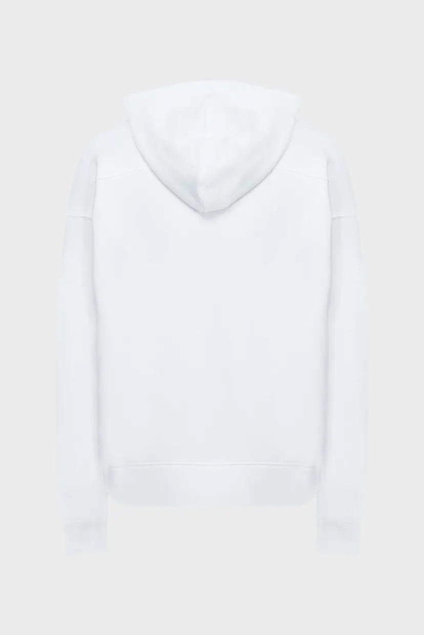 Мужское белое худи Sports zip loose 6