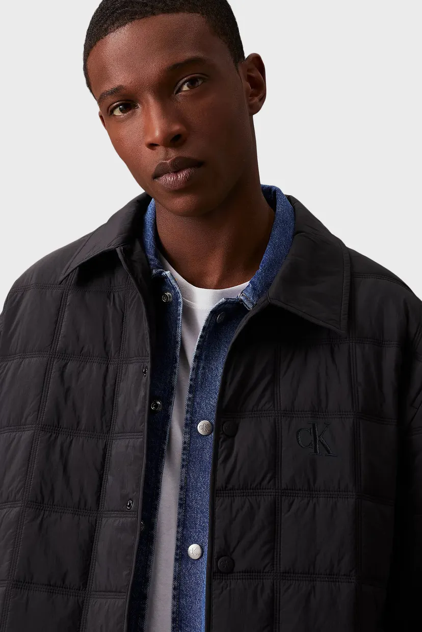 Чоловіча чорна куртка QUILTED JACKET 5