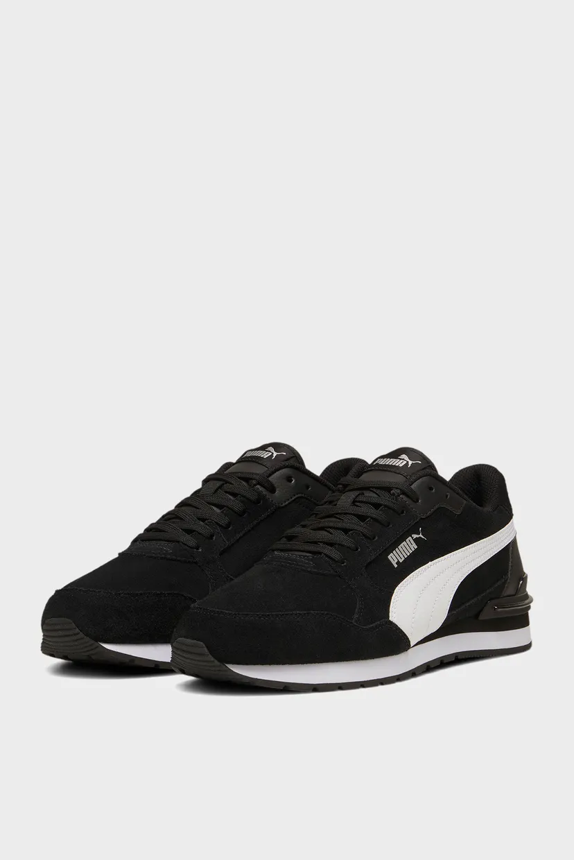 Чорні замшеві кросівки ST Runner v4 Suede Sneakers Unisex 3