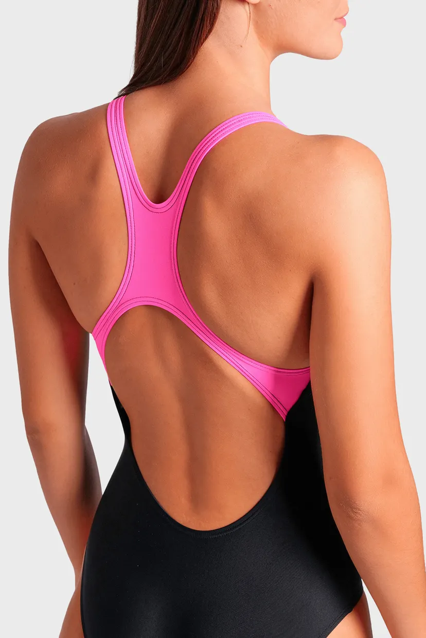 Женский черный купальник GRAPHIC SWIMSUIT SWIM PRO BACK 5
