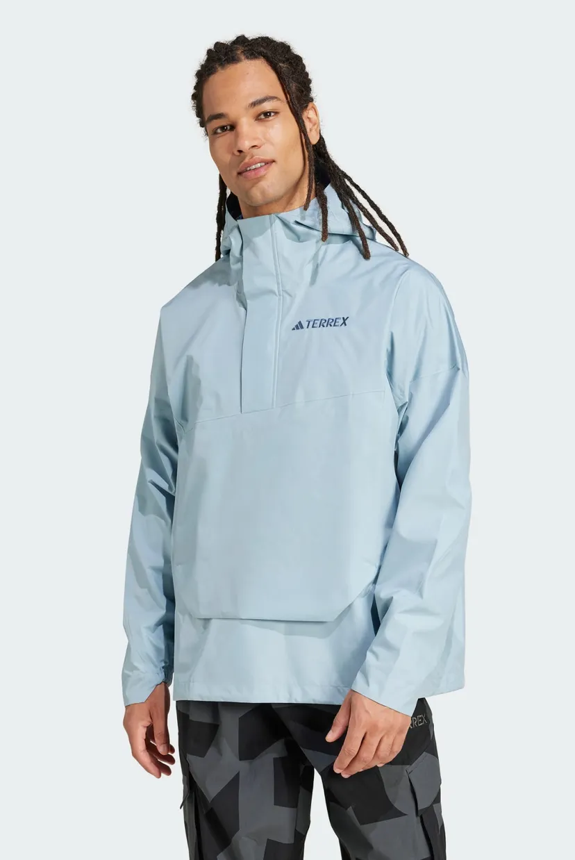 ◆hiroki Чоловічий блакитний анорак Terrex Xploric 2.5L Climaproof adidas